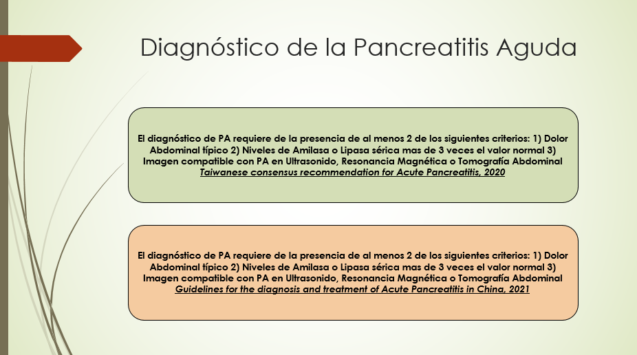 Diagnóstico de la Pancreatitis Aguda