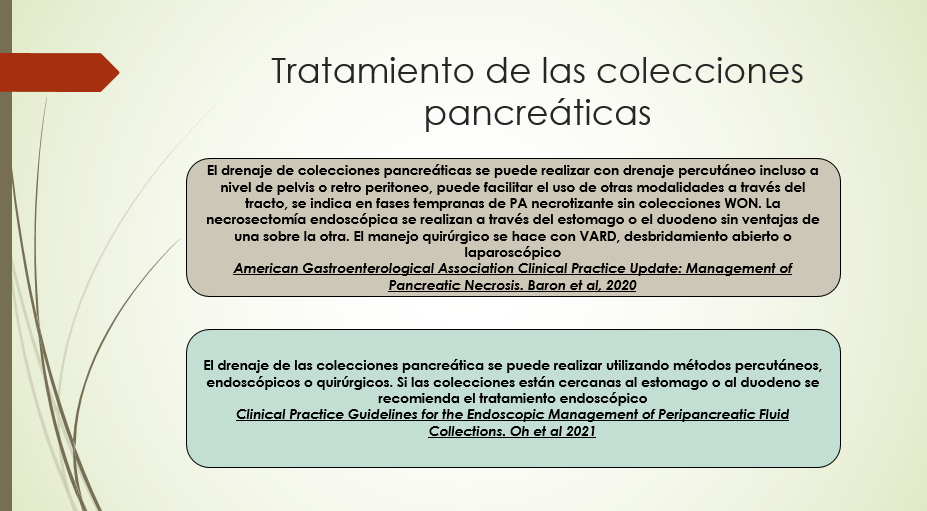 Tratamiento de las Colecciones Pancreáticas