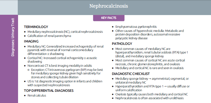 Nefrocalcinosis