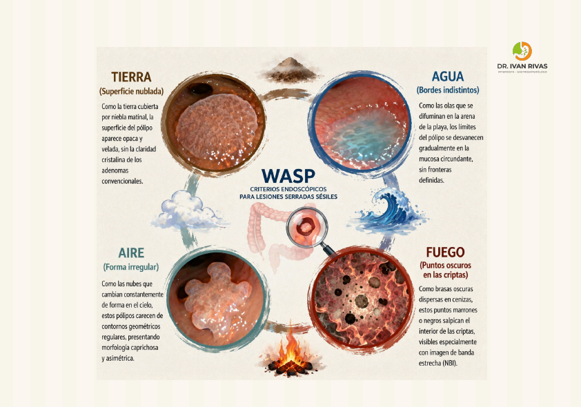 Parámetros evaluados en la clasificación de WASP