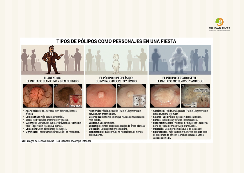 Tipos de pólipos colonicos
