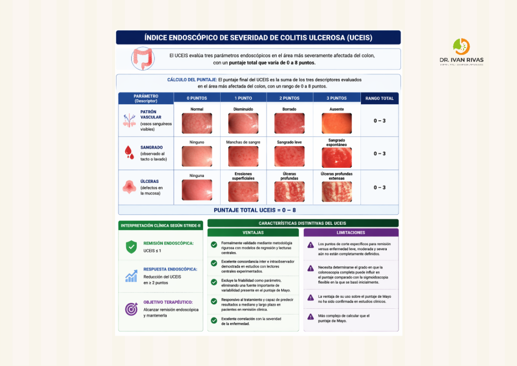 Índice endoscópico de severidad en colitis ulcerosa