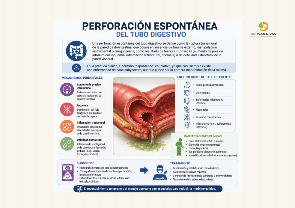 Perforación espontánea del tubo digestivo